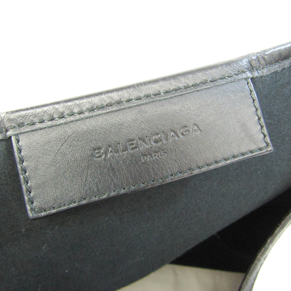 Balenciaga Navy Cabas 339936 Men,Women Canvas,Leather Handbag,Shoulder Bag,To... - Picture 12 of 13